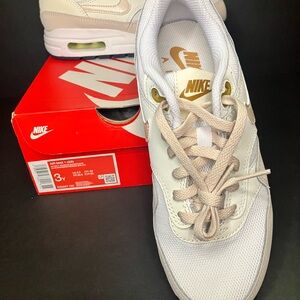Nike Air Max White with Gold Details
